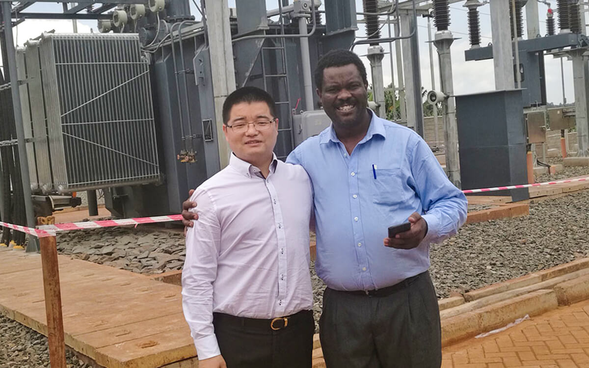 Senior staff of African enterprises visited our company