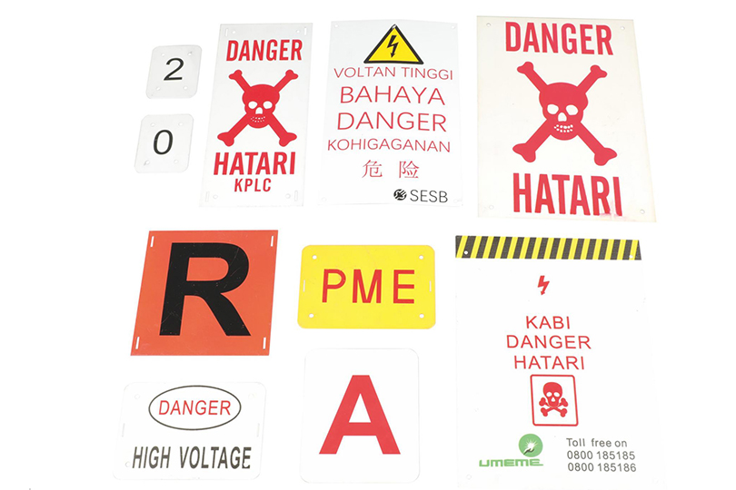 Safety Pole Signs And Accessories